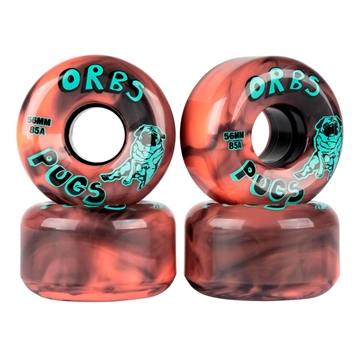 Orbs Skateboard Wheels Pugs 56mm 85A Tie Dye